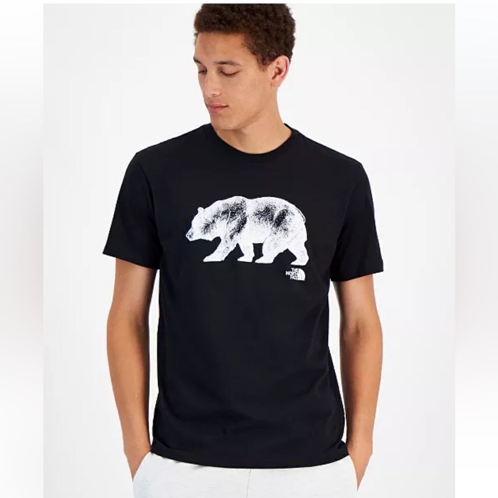The North‎ Face small Men's Bear On The Move Standard-Fit Graphic T-Shir